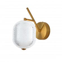Dainolite PRI-137LEDW-AGB - 8.5W Wall Sconce in Aged Brass