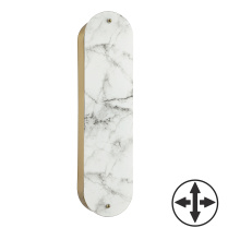 Dainolite PSC-202W-AGB - 2 Light Wall Sconce in Aged Brass w/ Faux Alabaster Acrylic