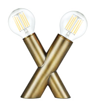 Dainolite TMA-71T-AGB - 2 Light Table Lamp in Aged Brass