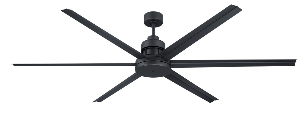 72" Ceiling Fan w/DC Motor w/Blades, Damp Rated