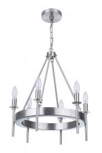 Craftmade 54326-BNK - 6 Light Chandelier