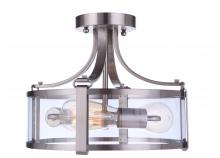 Craftmade 55353-BNK - 3 Light Semiflush
