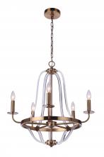 Craftmade 57725-SB - 5 Light Chandelier