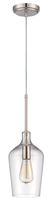Craftmade P445BNK1 - 1 Light Pendant w/Clear Glass